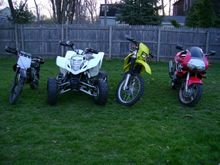 My harem of bikes before being broken up.