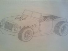 A JK wrangler turned old school hot rod named "Rodler".