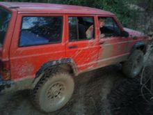 victory shot after climbing a pretty much vertical hill