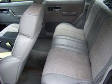 1991 Interior Backseat