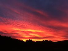 Classy sunset the other night. Wust happened to be driving by after work.