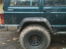Before I took off the fender flare.
