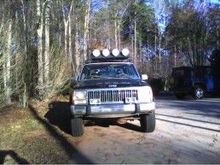 front veiw of jeep with 3 inch