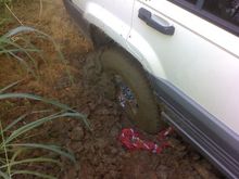 I have no idea how the tail pipe made it through this