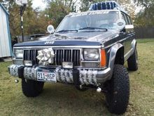 Christmas time! Xj decorations - front.