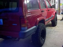 just finished lifting it up