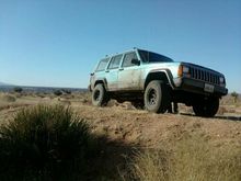 Just after going through the river