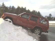 snow bank @ cony high