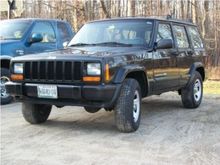Stock, the day I recieved the my new to me XJ the "Black Brew"