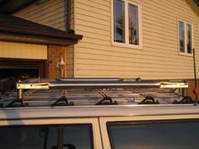 wider side view, base bar fasteners have cleaned up much of the vibrations.