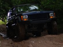 Added rusty's flexi  flares today...purchased off of CraigsList for $100. Not too happy with rear as prior user chopped off part of the rears...may end up going with other flares eventually...