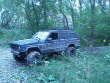 muddy jeep
