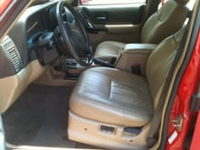 Interior. Upgraded leather seats already done by previous owner