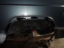 I had already coated the insides of the fenderwells at this point