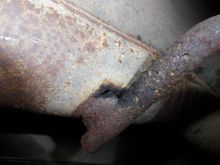 Cracked almost the entire way around