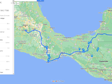 Tulum Bacalar Palenque San Cristobal  Mazunte Oaxaca Tepotzlan
