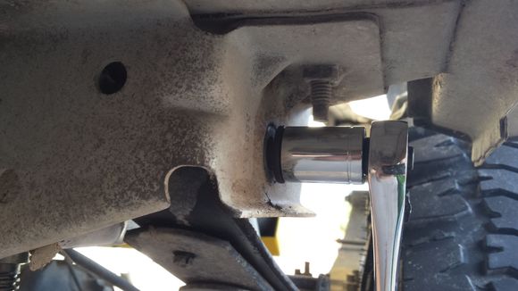 Backed the front bolt on the rear suspension out about 1/2"