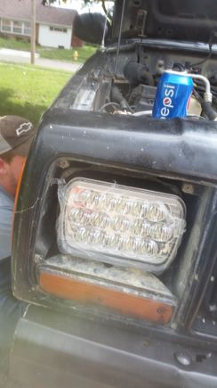 Got it wired in but need 4 longer screws that ill get tomorrow to put the mount back in.
