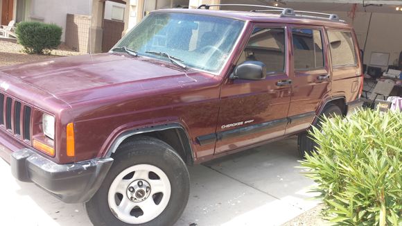 Taking the flares off to spruce them up. This was in the process of using a clay bar and buffing it.