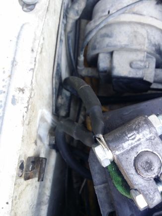 Ground to firewall and to engine block.