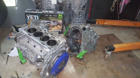 Popped the trans off