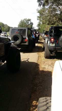 Registration/pre-registration line.