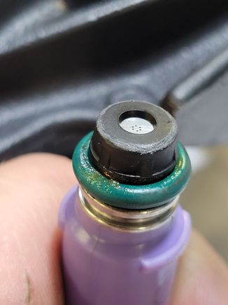 Had to modify this plastic to fit the intake. Just a small file and shaved them down.