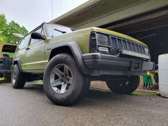 Front LEDs and new wheels.