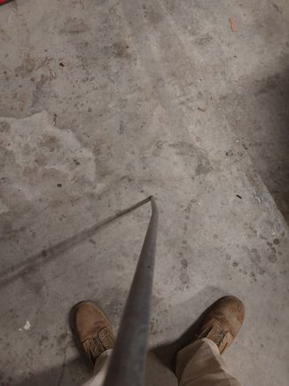 Outer tube was slightly bent at the handle. Internal slide tube was okay