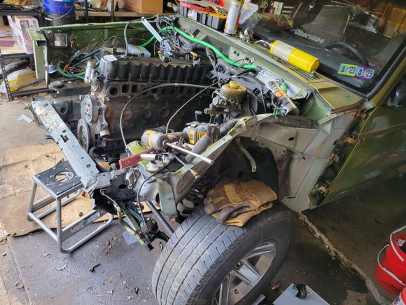 Stripping off the carnage.