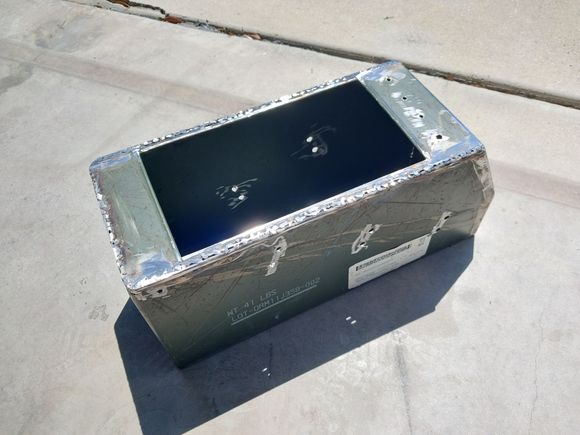 Rear lip attached for the console lid to mount to