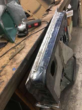 A little clean up grinding