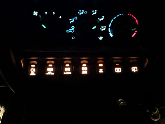 This was with lihghts on, switches off...  too bright!