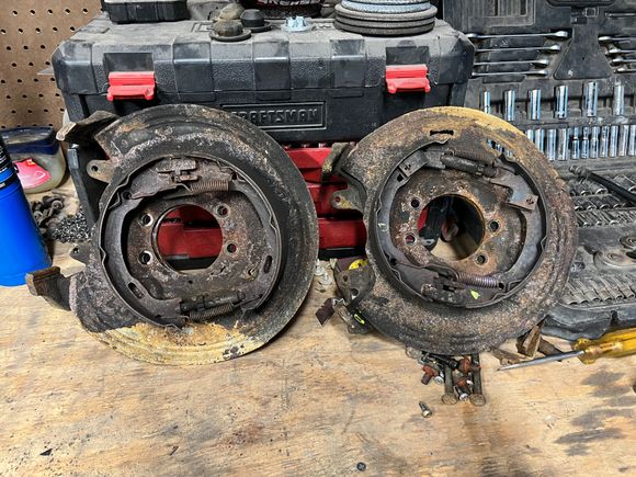 Jeep Liberty rear caliper brackets 