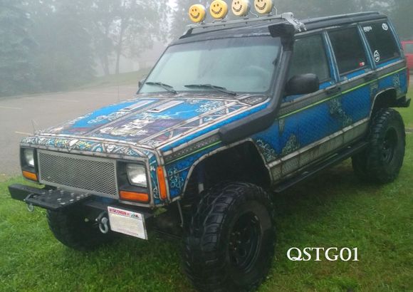 Front driver side view (I have to put winch back on)