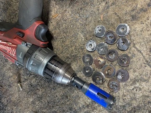 If you look closely you can see that many of these had the cold booger weld that was barely holding to the unibody; that is the reason I am doing this. 