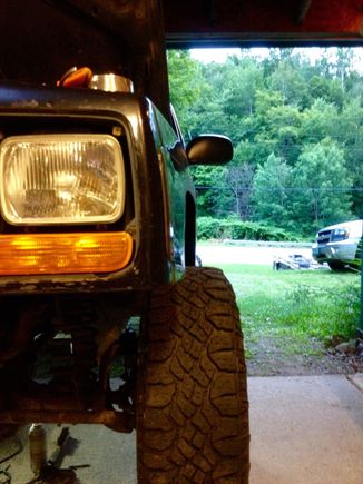 9.5" wide tire on 3.75 BS