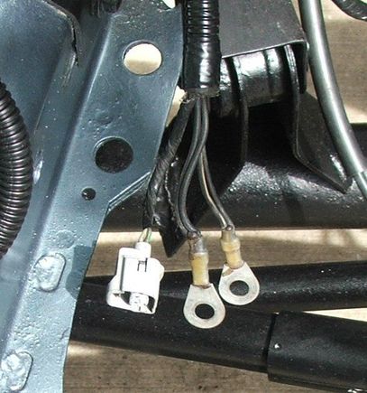 G101 ring terminals and coil connector