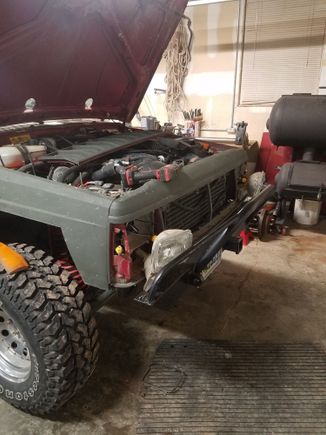 Installing the headlight harness