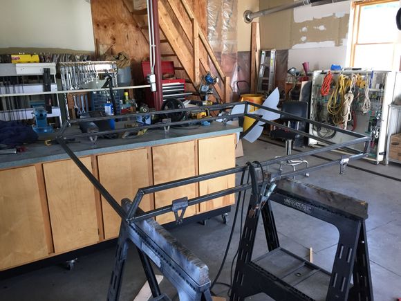 Here it is with the sides and back welded on.