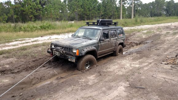 Finally got to use the winch!