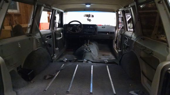 Vacuumed and shampooed carpet while it was out.
