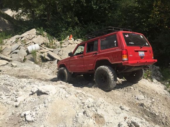 Literally the first thing we did I ended up smacking the rear bumper and pushing it upwards...