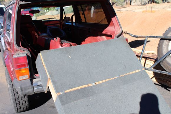 Was not my style, so, its outta here. factory rear seat is going to go back in for now