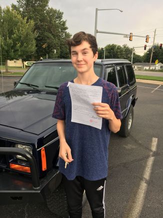 Oh to be 16 again! Pass the drivers test,, set of keys and an XJ.