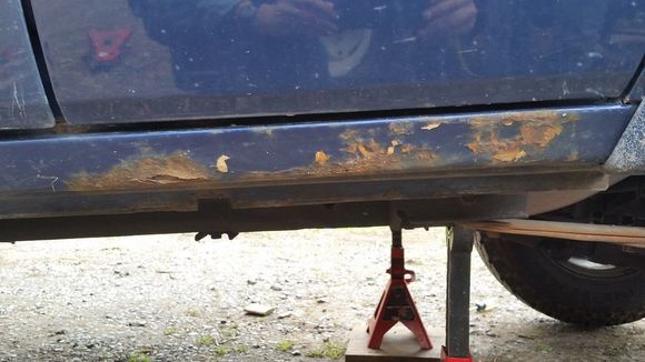 It feels solid where the paint is.