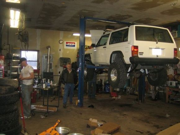 So nice to use a car lift!