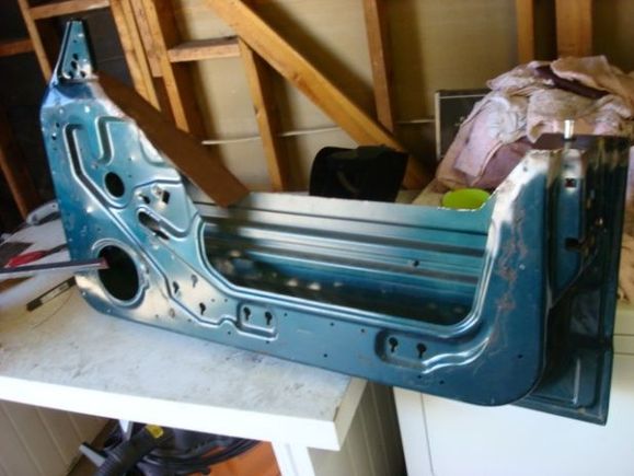 first part welded on the top. this is before I plugged all the holes on the inside