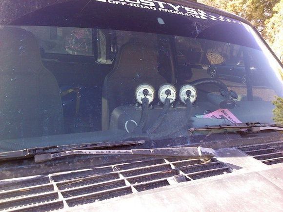 front view for the gauge cluster i made