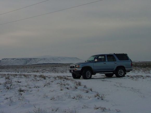 And one 4X4 that's not a jeep.
A 4Runner I owned, above Swan Falls